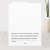 ひまわりハッピーバースデーあいさつ文の追加 カード (裏面)