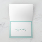 ひまわりハッピーバースデーカード カード (内部)