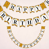 ひまわりハッピーバースデーバンティング国旗のバナー バンティングフラッグ