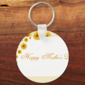 ひまわりハッピーマザーズデイフローラ挨拶 キーホルダー (正面)