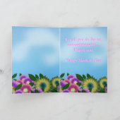 ひまわりハッピーマザーズデイ写真枠 カード (内部)