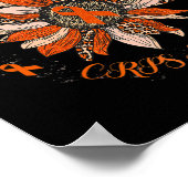 ひまわりハミングバードオレンジリボンCRPS戦士 ポスター (角)