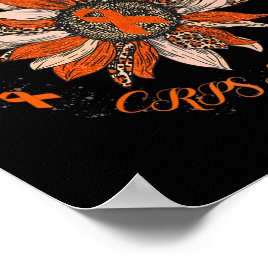 ひまわりハミングバードオレンジリボンCRPS戦士 ポスター (角)