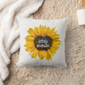 ひまわりハートセンター クッション (ブランケット)