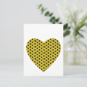 ひまわりハート ポストカード (スタンド正面)