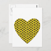 ひまわりハート ポストカード (正面/裏面)