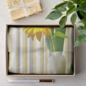 ひまわりバタフライホワイトチューリップティッシュペーパー 薄葉紙 (ギフト)