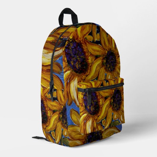 ひまわりバックパック プリントバックパック (裏面左端)