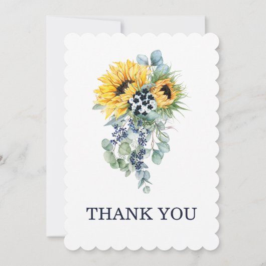 ひまわりバプテスマ&ファースト誕生日 招待状 (裏面)