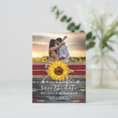 ひまわりバラブルゴーニュ素朴レースセーブ ポストカード (スタンド正面)