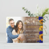 ひまわりバラ素朴国の写真の日付を保存 セーブザデート (スタンド正面)