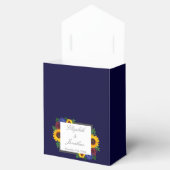 ひまわりバラ結婚フローラ フェイバーボックス (オープン)