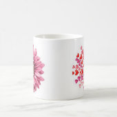 ひまわりバレンタインデーコーヒーマグ – ロマンチックギフト コーヒーマグカップ (中央)