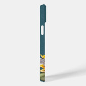 ひまわりバンブルミツバチフローラ緑のスクリプト名 Case-Mate iPhoneケース (裏面 / 右)