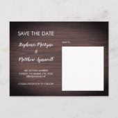 ひまわりバーガンディバラライトウッドセーブ日付 案内ポストカード (裏面)