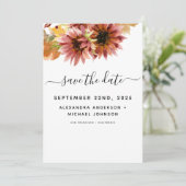 ひまわりバーガンディーカントリーの水の結婚色の セーブザデート (スタンド正面)