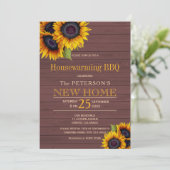 ひまわりバームウッド秋の引っ越し祝いパーティーbbq 招待状 (スタンド正面)