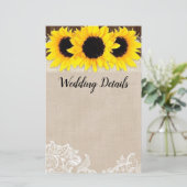 ひまわりバーラップ詳細カード (スタンド正面)