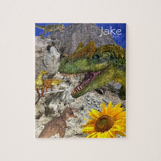 ひまわりパズル恐竜フローラ ジグソーパズル (縦)