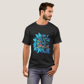 ひまわりパズル4月We衣服ブルーオティスアワル Tシャツ (正面フル)