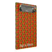 「ひまわりパターン」クリップボード ミニクリップボード (アングル)