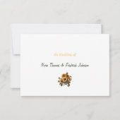 ひまわりパッチRSVP応答カード 出欠カード (裏面)