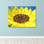 ひまわりパネルのキャンバスキャンバスプリント キャンバスプリント (インサイチュ (ウッドフロア))