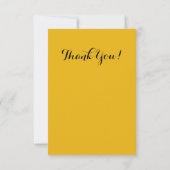 ひまわりパワーヒマワリと花瓶 サンキューカード (裏面)