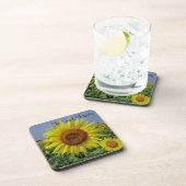 ひまわりパーソナライズされたのコースター コースター (右側)