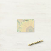 ひまわりパーソナライズされたのポストItメモ ポストイット (デスク上)