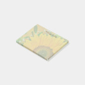 ひまわりパーソナライズされたのポストItメモ ポストイット (アングル)