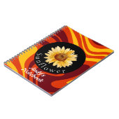 ひまわりパーソナライズされたの自然のコレクション ノートブック (左側)