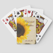 ひまわりパーソナライズされたの遊カード トランプ (裏面)