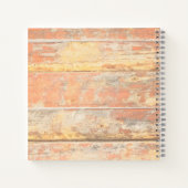 ひまわりパーソナライズされたスクラップブック ノートブック (裏面)