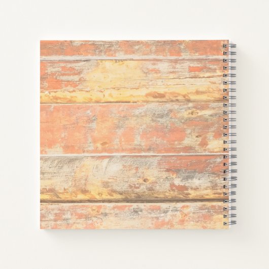 ひまわりパーソナライズされたスクラップブック ノートブック (裏面)