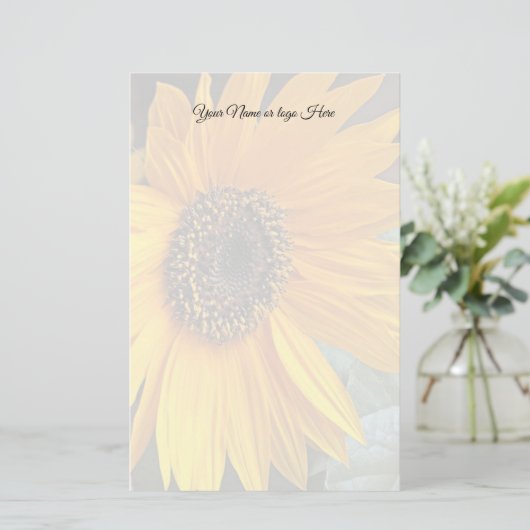 ひまわりパーソナライズされた文具 (スタンド正面)