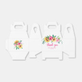 ひまわりパーソナライズされた赤ちゃんシャワーありがとう フェイバーボックス (折り畳みなし)