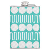 ひまわりパーソナライズされた飲みフラスコ フラスク (裏面)