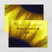 ひまわりパーソナライズドウェディングエンゲージメントプレース 招待状 (正面/裏面)