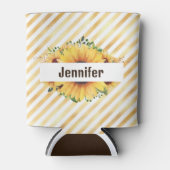 ひまわりパーソナライズ名背 缶クーラー (正面)