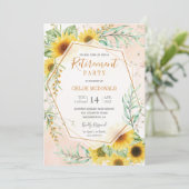 ひまわりパーティの招待状付き引退 招待状 (スタンド正面)