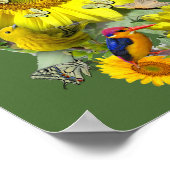 ひまわりパーティーケース ポスター (角)