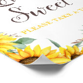 ひまわりパーティーサイン ポスター (角)