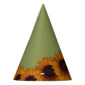 ひまわりパーティー帽子 パーティーハット (左)