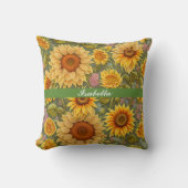 ひまわりビューティフルコレクシモダンョン クッション (正面)