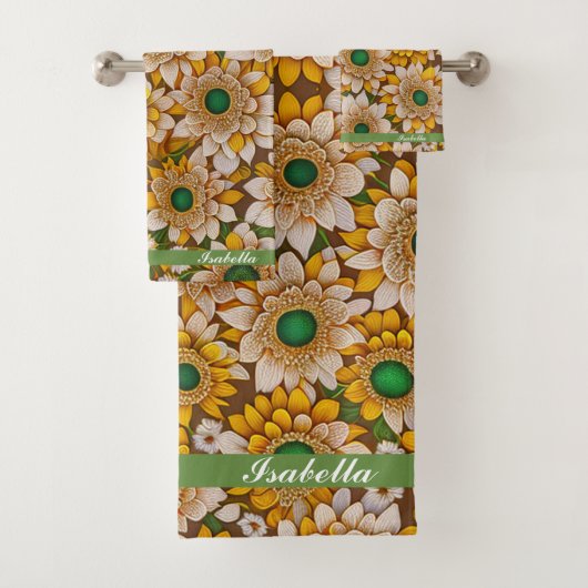 ひまわりビューティフルコレクシ人気があるョン バスタオルセット (インサイチュ)