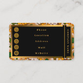 ひまわりビューティフルコレクシ人気があるョン 名刺 (裏面)