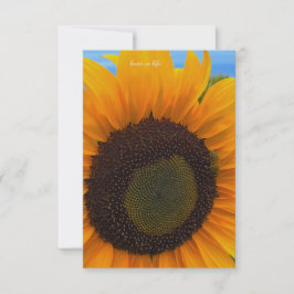 ひまわりビー&スカイ ノートカード