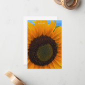 ひまわりビー&スカイ ノートカード (正面/裏面インサイチュ)