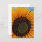 ひまわりビー&スカイ ノートカード (正面/裏面)